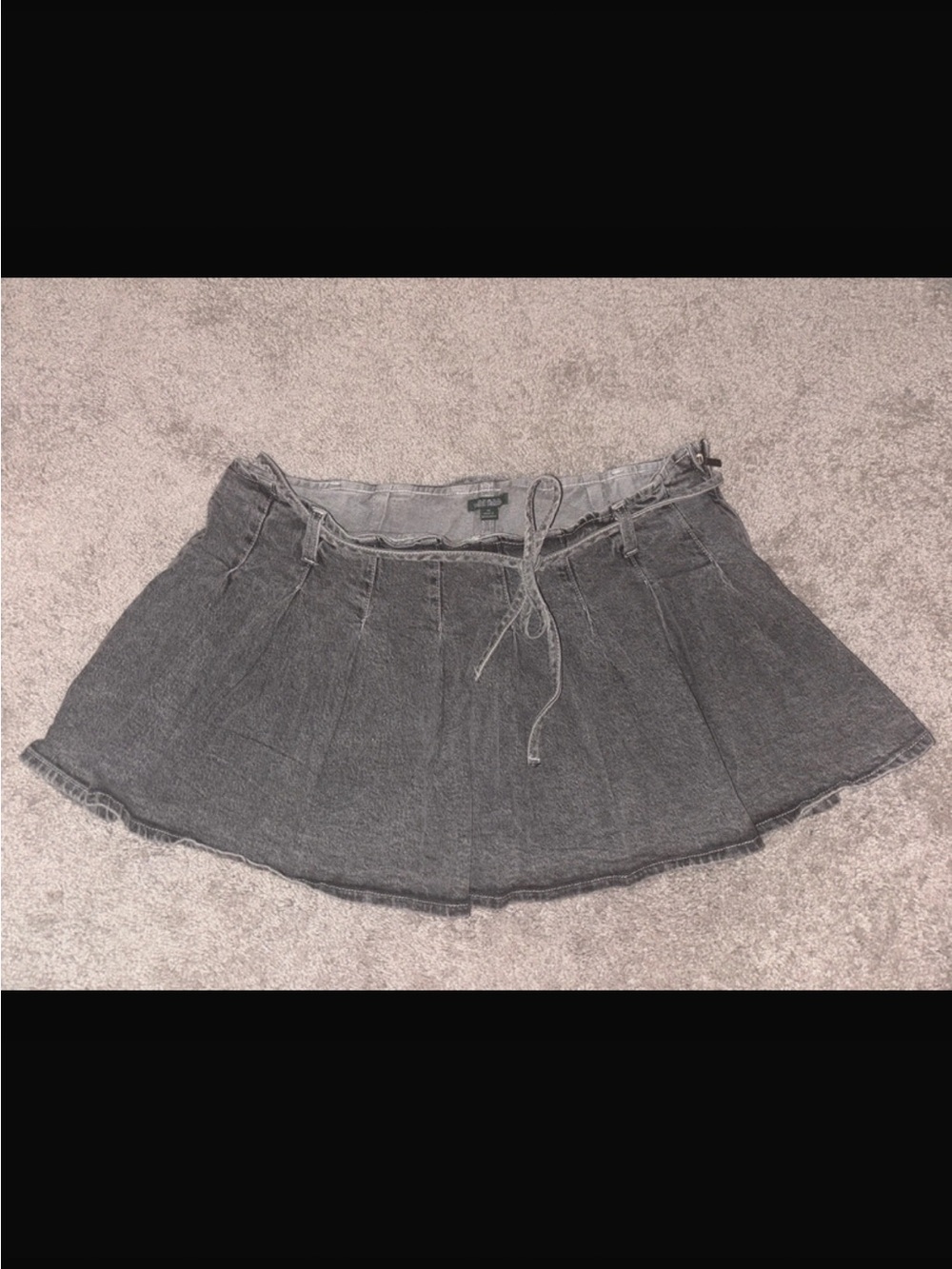 wild fable Gray Denim Circle Mini Skirt